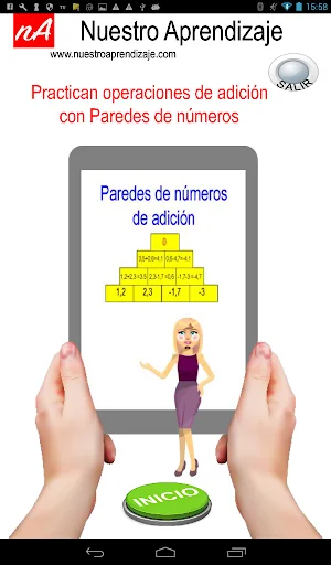 Practican operaciones  adición