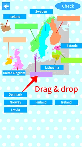 World Countries Map Quiz