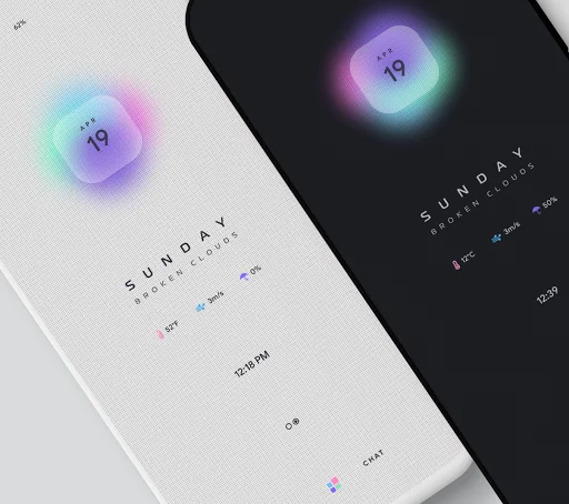 Air theme for KLWP