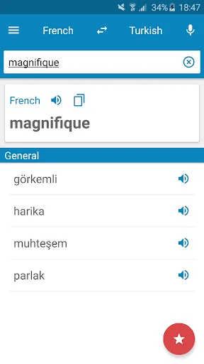 French-Turkish Dictionary