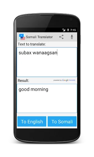 Somali English Translator screenshot 2