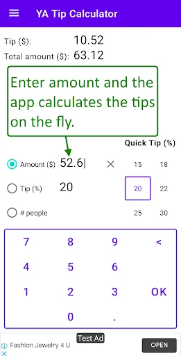 YA Tip Calculator