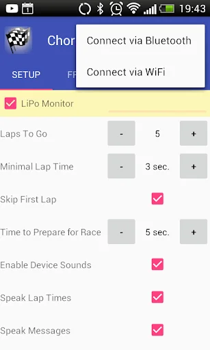 Chorus RF Laptimer