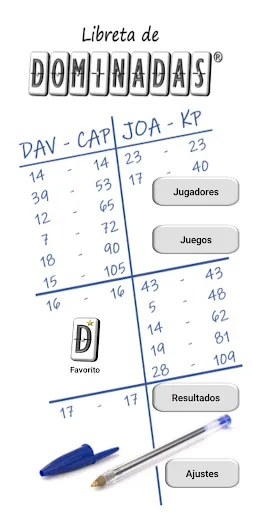 Libreta de Dominó - Dominadas®