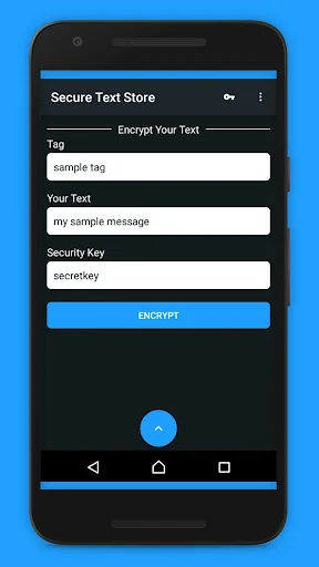 Secure Text Store