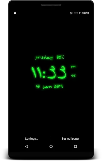 Arabic Digital Clock Live Wp