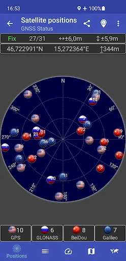 GNSS Status (GPS Test)