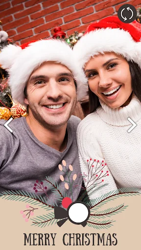 Mistletoe Christmas Selfie HD