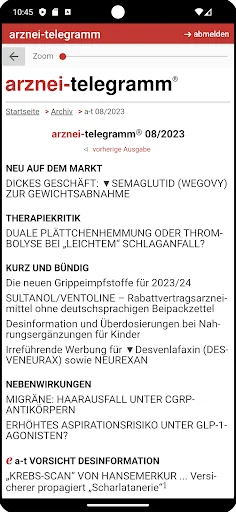 arznei-telegramm & atd