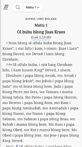 Baebol Long Bislama - Bible