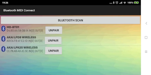 Bluetooth MIDI Connect