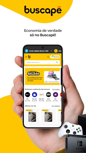Buscapé: Promoção e cashback