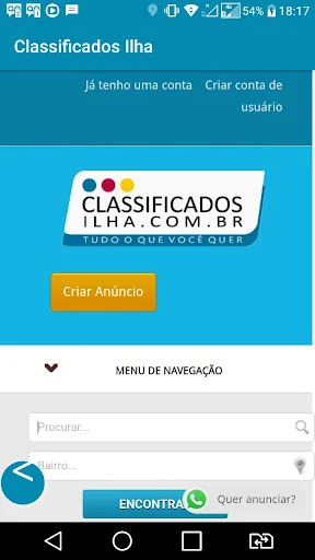 Classificados Ilha