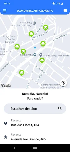 Economizecar Passageiro