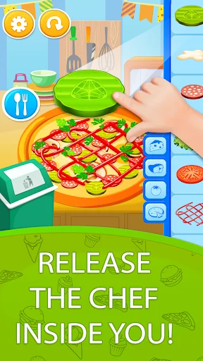 Baby kitchen game Burger Chef