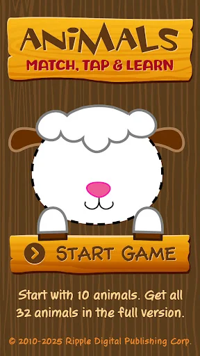 Animals - Match, Tap & Learn