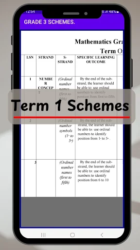 Grade 3 Cbc Schemes of Work