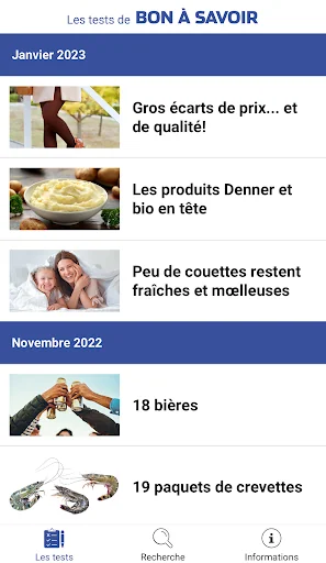 Les tests de Bon à Savoir