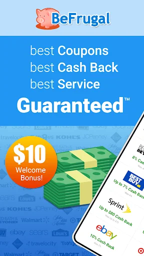 BeFrugal: Cash Back & Deals