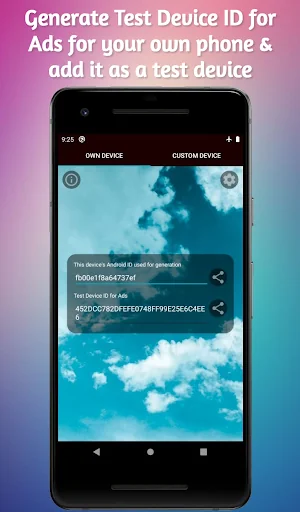 Test Device ID for Ads