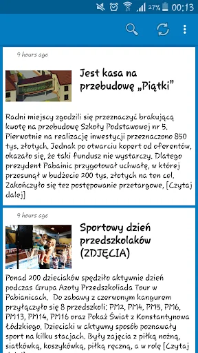News from Pabianice