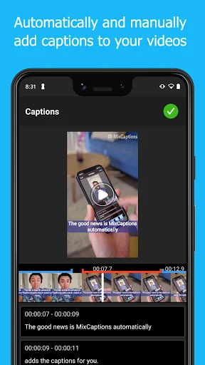MixCaptions AI Text, Subtitle