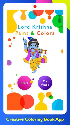 Lord Krishna Paint and Colors
