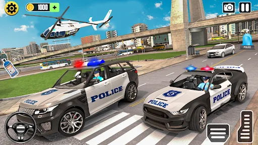 US Police Cop Car Driving Game
