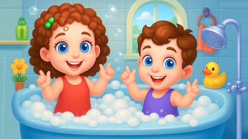 Cute Newborn Twins Care