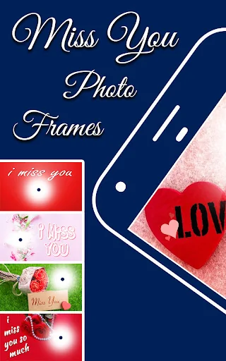 Miss you photo editor: frames