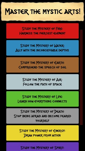 Mighty Mage Text Adventure RPG