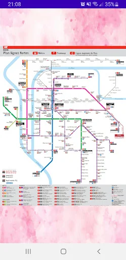 Carte Metro Lyon Plan