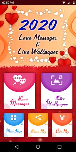 Love SMS Messages & Background
