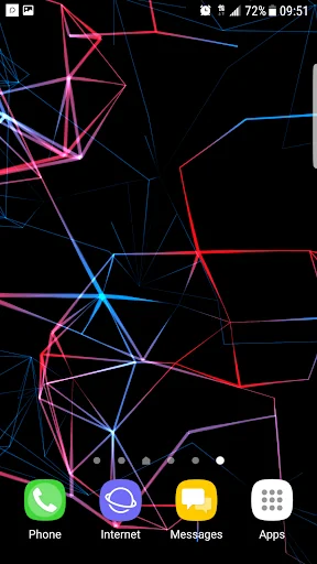 Neon Particles Live Wallpaper