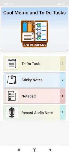 Memo Notes & To Do Tasks Diary