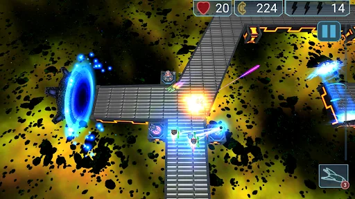 Tower Defense - Neon Defenders