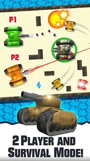 2 Player Tank Wars