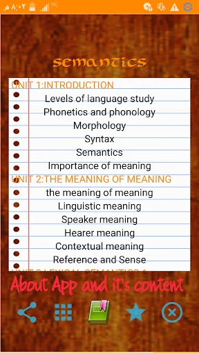 Semantics
