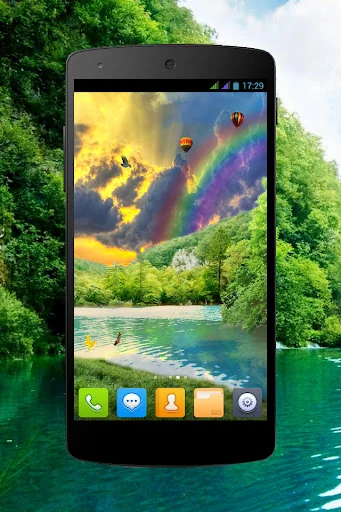 Forest Waterfall PRO Wallpaper