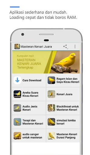 Masteran Kenari Juara