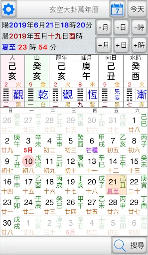 玄空大卦萬年曆