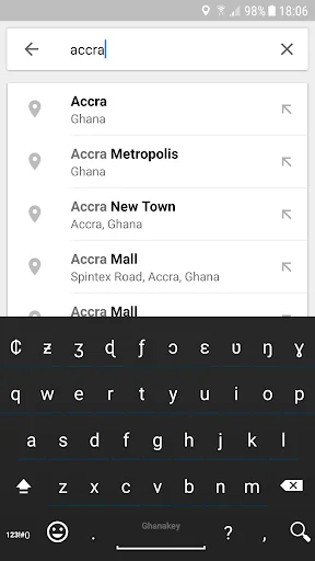 GhanaKey - Keyboard for Ghana