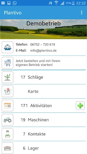 Plantivo Ackerschlagkartei