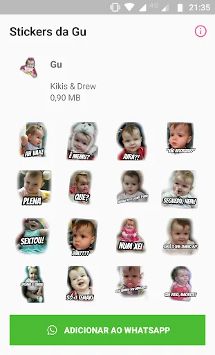 Stickers da Gu