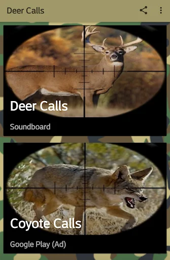 Deer Hunting Calls Soundboard
