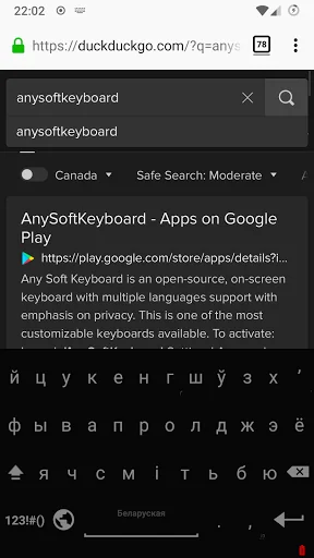 Belarusian for AnySoftKeyboard