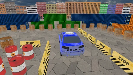 Police car parking game 2025