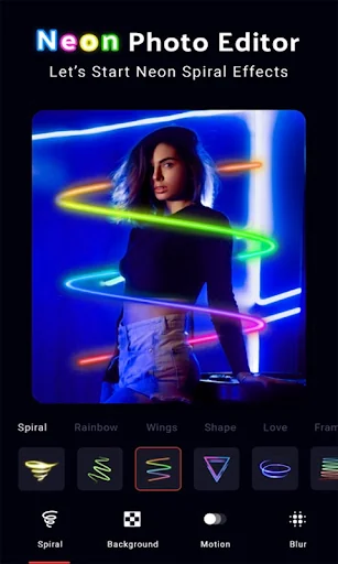 Neon Art Photo Editor App