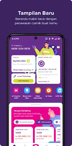 AXISnet Cek & Beli Kuota Data