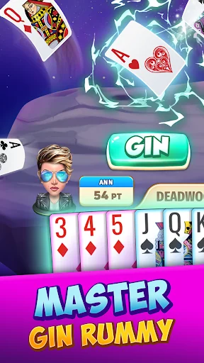 Gin Rummy Stars - Card Game